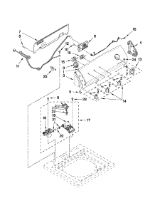 Controls And Water Inlet Parts parts for Kenmore Washer 110.21182012 (11021182012, 110 21182012) from AppliancePartsPros.com