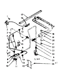Burner Section parts for Kenmore Range 103.3266752 (1033266752, 103 3266752) from AppliancePartsPros.com