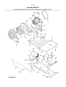 Motor / Blower / Belt parts for Kenmore Washer Dryer Combo 417.61733810 (41761733810, 417 61733810) from AppliancePartsPros.com