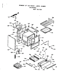 Body Section parts for Kenmore Range 911.7237913 (9117237913, 911 7237913) from AppliancePartsPros.com