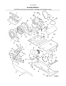 Motor / Blower / Belt parts for Kenmore Washer Dryer Combo 417.71722510 (41771722510, 417 71722510) from AppliancePartsPros.com