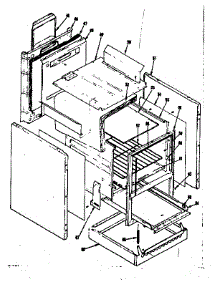 Body Section parts for Kenmore Range 119.7246800 (1197246800, 119 7246800) from AppliancePartsPros.com