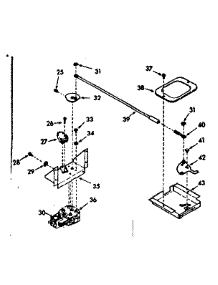 Power Lock Section parts for Kenmore Range 103.9357340 (1039357340, 103 9357340) from AppliancePartsPros.com