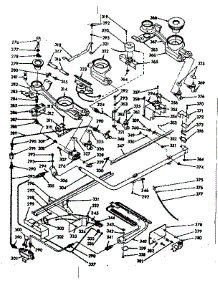 Burner Section parts for Kenmore Range 103.7486762 (1037486762, 103 7486762) from AppliancePartsPros.com