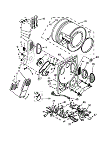 Dryer Bulkhead Parts parts for Kenmore Washer Dryer Combo 110.8873279A (1108873279A, 110 8873279A) from AppliancePartsPros.com