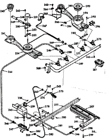 Burner Section parts for Kenmore Range 103.7177320 (1037177320, 103 7177320) from AppliancePartsPros.com