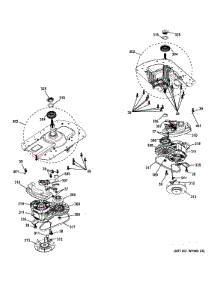 Motor & Drive Assembly parts for Kenmore Washer Dryer Combo 266.1532513 (2661532513, 266 1532513) from AppliancePartsPros.com