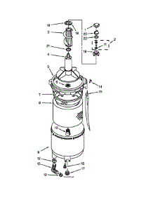 Tub And Basket Parts parts for Kenmore Washer Dryer Combo 110.81422510 (11081422510, 110 81422510) from AppliancePartsPros.com