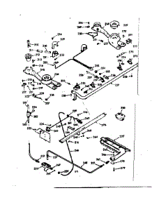 Lower Burner Section parts for Kenmore Range 103.7747260 (1037747260, 103 7747260) from AppliancePartsPros.com