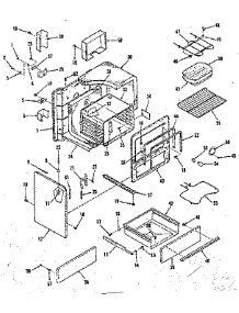 Body Section parts for Kenmore Range 911.6268411 (9116268411, 911 6268411) from AppliancePartsPros.com