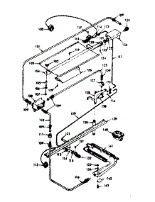 Upper And Lower Oven Burner Section parts for Kenmore Range 103.7867310 (1037867310, 103 7867310) from AppliancePartsPros.com