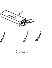 Wire Harnesses And Components parts for Kenmore Range 911.9388410 (9119388410, 911 9388410) from AppliancePartsPros.com