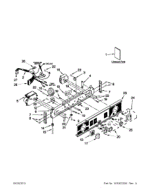 Washer / Dryer Control Panel Parts parts for Kenmore Washer Dryer Combo 110.8875279A (1108875279A, 110 8875279A) from AppliancePartsPros.com