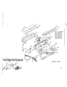Control Panel parts for Kenmore Range 103.4227393 (1034227393, 103 4227393) from AppliancePartsPros.com