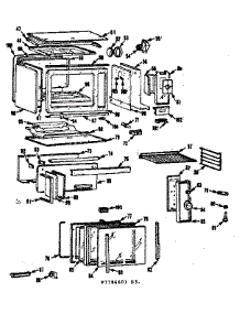 Eye Level Oven parts for Kenmore Range 103.7786606 (1037786606, 103 7786606) from AppliancePartsPros.com