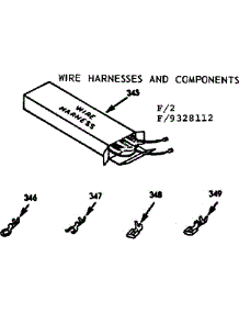 Wire Harnesses And Components parts for Kenmore Range 103.9328112 (1039328112, 103 9328112) from AppliancePartsPros.com