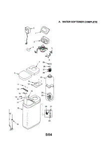 Complete Water Softener parts for Kenmore Water Softener 625.388110 (625388110, 625 388110) from AppliancePartsPros.com