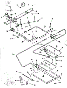 Burner Section parts for Kenmore Range 278.3528610 (2783528610, 278 3528610) from AppliancePartsPros.com
