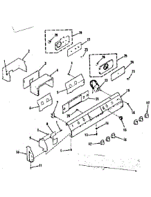 Control Panel parts for Kenmore Range 278.3528610 (2783528610, 278 3528610) from AppliancePartsPros.com