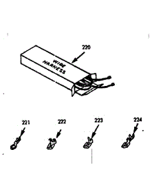 Wire Harnesses And Components parts for Kenmore Range 103.9127211 (1039127211, 103 9127211) from AppliancePartsPros.com