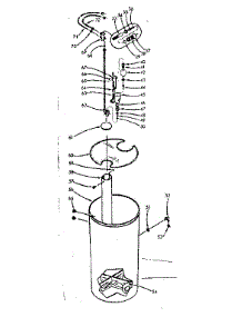 Salt Storage Tank And Salt Saver Brine Valve parts for Kenmore Water Softener 625.348302 (625348302, 625 348302) from AppliancePartsPros.com