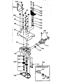 Valve Cap, Safety Valve And Flow Washer Housing parts for Kenmore Water Softener 625.341000 (625341000, 625 341000) from AppliancePartsPros.com