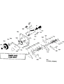 Timer And Cam Nest parts for Kenmore Water Softener 625.342641 (625342641, 625 342641) from AppliancePartsPros.com