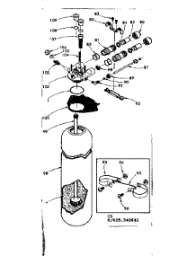 Resin Tank Valve Adaptor And Connecting Parts parts for Kenmore Water Softener 625.342641 (625342641, 625 342641) from AppliancePartsPros.com