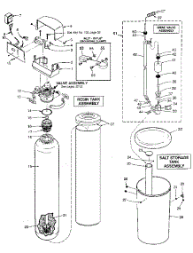 Sears Water Softener parts for Kenmore Water Softener 625.3490002 (6253490002, 625 3490002) from AppliancePartsPros.com