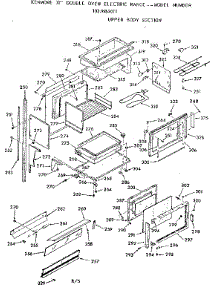 Upper Body Section parts for Kenmore Range 103.9858011 (1039858011, 103 9858011) from AppliancePartsPros.com
