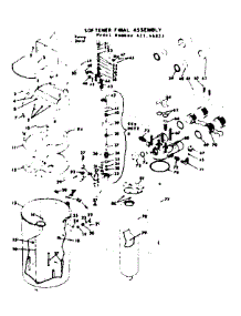 Softener Final Assembly parts for Kenmore Water Softener 625.46822 (62546822, 625 46822) from AppliancePartsPros.com