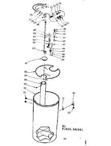 Salt Storage Tank And Salt Saver Brine Valve parts for Kenmore Water Softener 625.342741 (625342741, 625 342741) from AppliancePartsPros.com