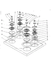 Main Top Section parts for Kenmore Range 101.916580 (101916580, 101 916580) from AppliancePartsPros.com