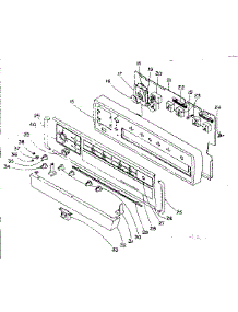 Control Panel parts for Kenmore Range 101.916580 (101916580, 101 916580) from AppliancePartsPros.com