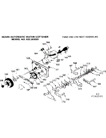 Timer And Cam Nest Assemblies parts for Kenmore Water Softener 625.342500 (625342500, 625 342500) from AppliancePartsPros.com