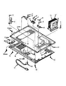 Microwave Parts parts for Kenmore Range 567.8721480 (5678721480, 567 8721480) from AppliancePartsPros.com