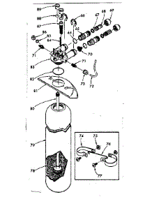 Resin Tank, Valve Adaptor And Connecting Parts parts for Kenmore Water Softener 625.348101 (625348101, 625 348101) from AppliancePartsPros.com