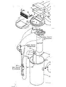 Softener Assembly parts for Kenmore Water Softener 625.348503 (625348503, 625 348503) from AppliancePartsPros.com