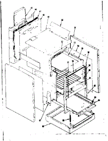Body Section parts for Kenmore Range 119.7256840 (1197256840, 119 7256840) from AppliancePartsPros.com