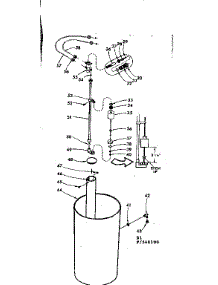 Salt Storage Tank  Salt Saver Brine Valve parts for Kenmore Water Softener 625.348100 (625348100, 625 348100) from AppliancePartsPros.com