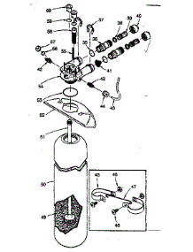 Resin Tank, Valve Adaptor And Connecting Parts parts for Kenmore Water Softener 625.342300 (625342300, 625 342300) from AppliancePartsPros.com