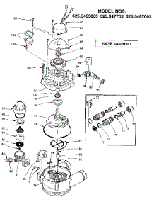 Valve Assembly parts for Kenmore Water Softener 625.347703 (625347703, 625 347703) from AppliancePartsPros.com