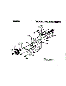 Timer parts for Kenmore Water Softener 625.343000 (625343000, 625 343000) from AppliancePartsPros.com