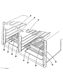 Oven Assembly Section parts for Kenmore Range 101.9166440 (1019166440, 101 9166440) from AppliancePartsPros.com