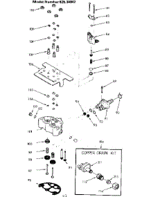Valve Cap Assembly-Safty Valve & Flow Washer Housing parts for Kenmore Water Softener 625.34842 (62534842, 625 34842) from AppliancePartsPros.com