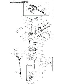 Resin Tank-Valve Adaptor And Associated Parts parts for Kenmore Water Softener 625.34842 (62534842, 625 34842) from AppliancePartsPros.com