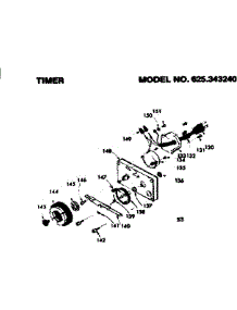Timer parts for Kenmore Water Softener 625.343240 (625343240, 625 343240) from AppliancePartsPros.com