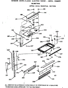 Upper Oven Pedestal Section parts for Kenmore Range 103.9877915 (1039877915, 103 9877915) from AppliancePartsPros.com