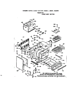 Lower Body Section parts for Kenmore Range 103.9877915 (1039877915, 103 9877915) from AppliancePartsPros.com