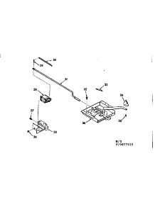 Power Lock Section parts for Kenmore Range 103.9877915 (1039877915, 103 9877915) from AppliancePartsPros.com